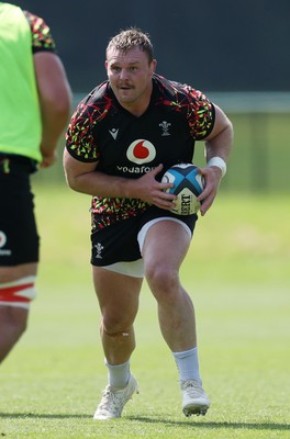 230626 - Wales Rugby Training ahead of their game against the Barbarians on the weekend - Dewi Lake during training