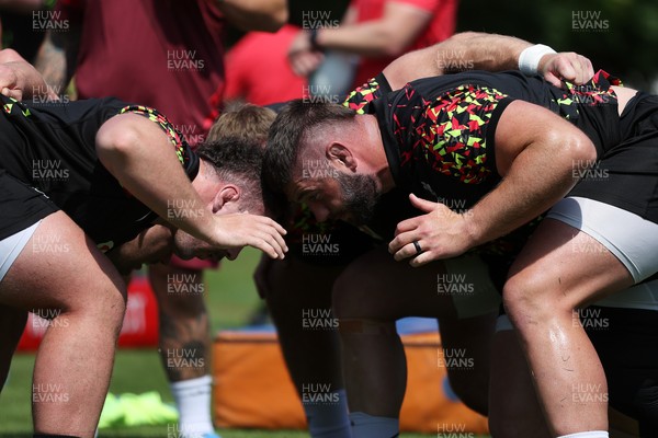 230626 - Wales Rugby Training ahead of their game against the Barbarians on the weekend - Gareth Thomas during training