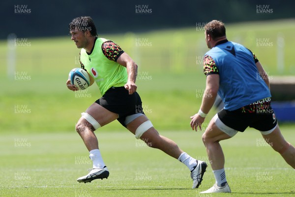 230626 - Wales Rugby Training ahead of their game against the Barbarians on the weekend - Teddy Williams during training