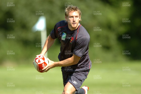 23.08.07 - Wales Rugby Training - Jamie Robinson in action during training 