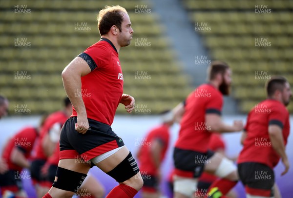 231019 - Wales Rugby Training - Alun Wyn Jones during training