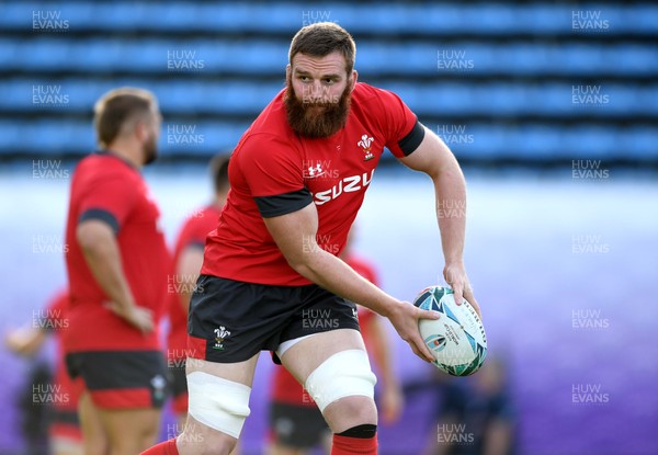 231019 - Wales Rugby Training - Jake Ball during training