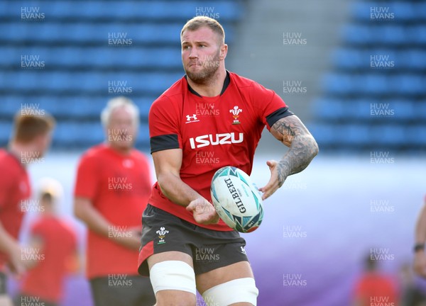 231019 - Wales Rugby Training - Ross Moriarty during training
