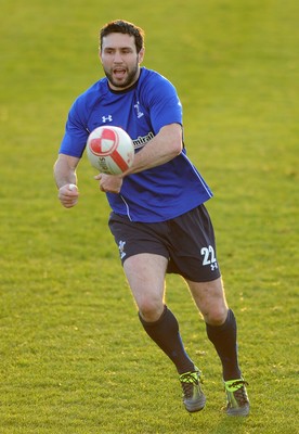 23.11.10 - Wales Rugby Training - Stephen Jones during training. 