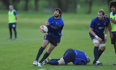 23.11.10 - Wales Rugby Training - Mike Phillips during training. 
