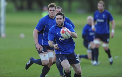 23.11.10 - Wales Rugby Training - Stephen Jones during training. 