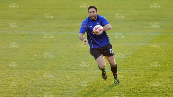 23.11.10 - Wales Rugby Training - Stephen Jones during training. 