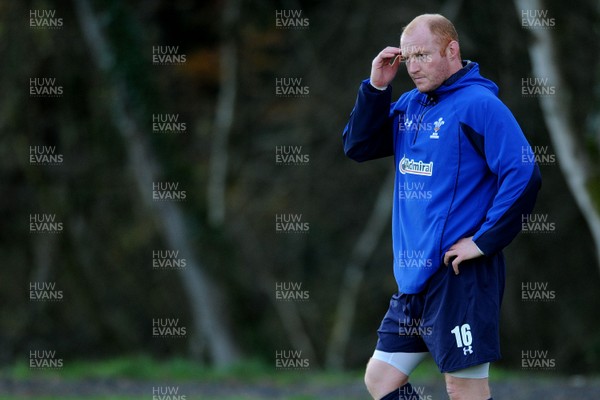 23.11.10 - Wales Rugby Training - Martyn Williams during training. 