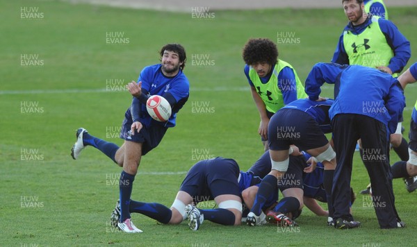 23.11.10 - Wales Rugby Training - Mike Phillips during training. 
