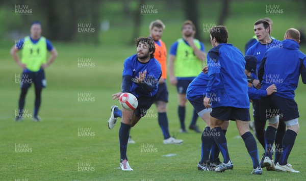 23.11.10 - Wales Rugby Training - Mike Phillips during training. 