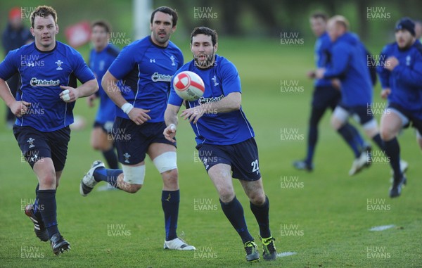 23.11.10 - Wales Rugby Training - Stephen Jones during training. 