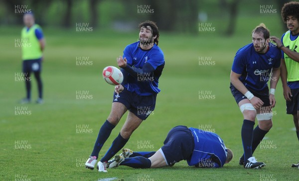 23.11.10 - Wales Rugby Training - Mike Phillips during training. 