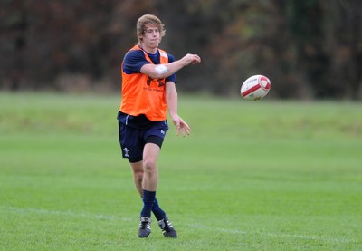 23.11.11 - Wales Rugby Training - Liam Williams during training. 