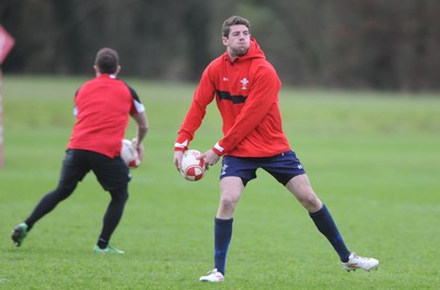 23.11.11 - Wales Rugby Training - Alex Cuthbert during training. 