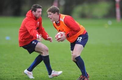 23.11.11 - Wales Rugby Training - Rhys Priestland during training. 