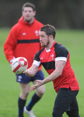 23.11.11 - Wales Rugby Training - Shane Williams during training. 