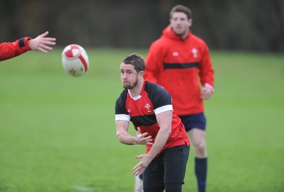 23.11.11 - Wales Rugby Training - Shane Williams during training. 