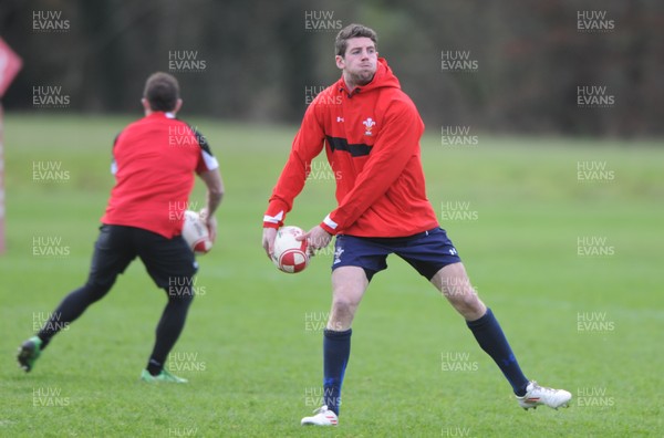23.11.11 - Wales Rugby Training - Alex Cuthbert during training. 
