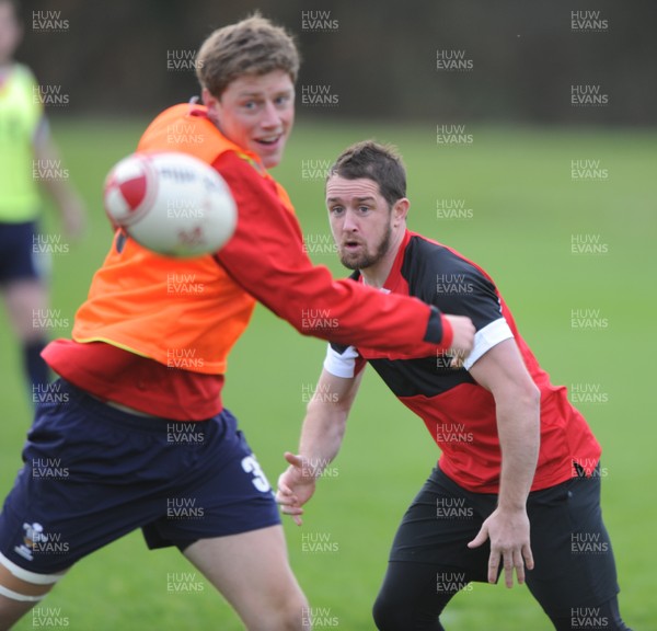 23.11.11 - Wales Rugby Training - Shane Williams during training. 