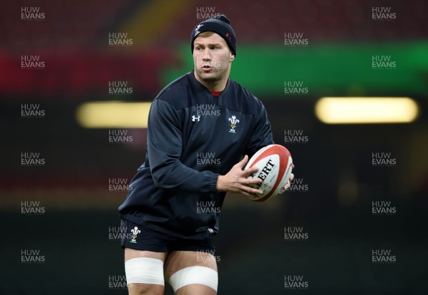 231118 - Wales Rugby Training - Ross Moriarty during training