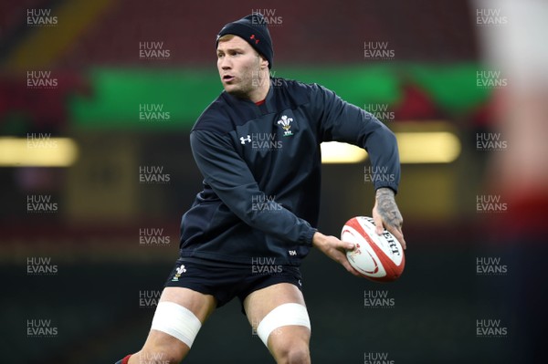 231118 - Wales Rugby Training - Ross Moriarty during training