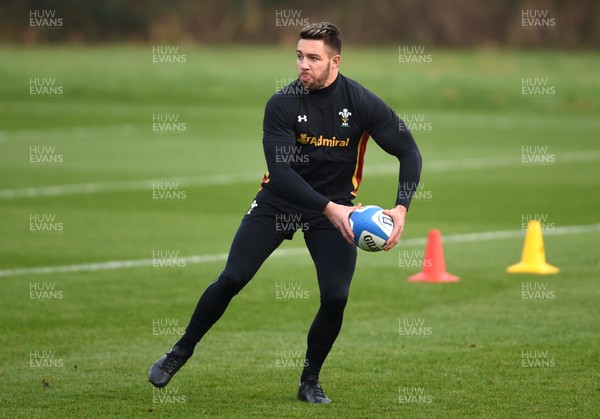 240117 - Wales Rugby Training - Rhys Webb during training