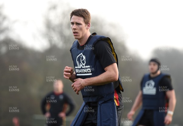 240117 - Wales Rugby Training - Liam Williams during training