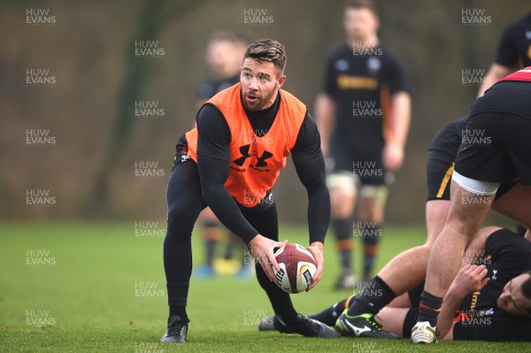 240117 - Wales Rugby Training - Rhys Webb during training