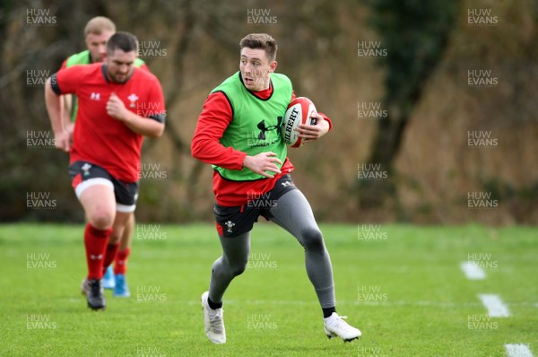 240120 - Wales Rugby Training - Josh Adams during training
