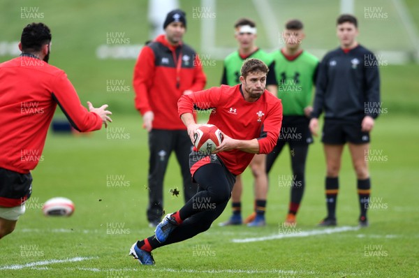 240120 - Wales Rugby Training - Leigh Halfpenny during training