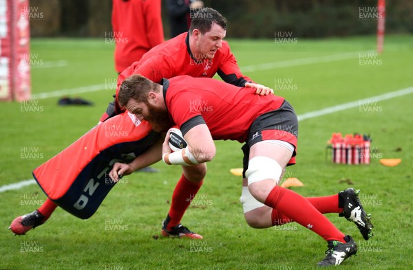 240120 - Wales Rugby Training - Jake Ball during training