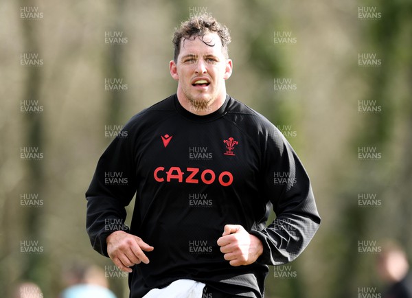240222 - Wales Rugby Training - Ryan Elias during training