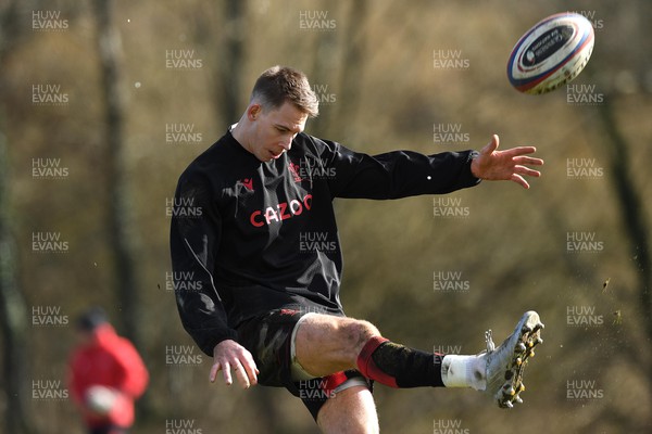 240222 - Wales Rugby Training - Liam Williams during training
