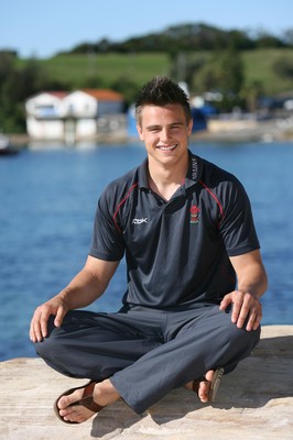 24.05.07  Wales rugby on Tour to Australia Chris Cekaj at the team base in Terrigal 