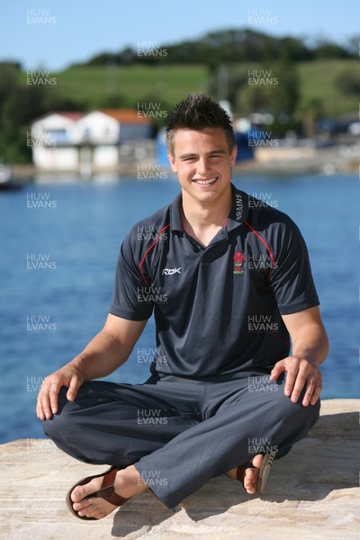 24.05.07  Wales rugby on Tour to Australia Chris Cekaj at the team base in Terrigal 