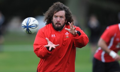 24.06.10 - Wales Rugby Training - Adam Jones during training. 