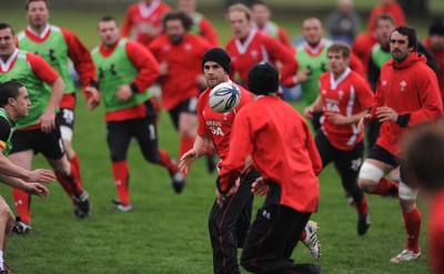 24.06.10 - Wales Rugby Training - Lee Byrne during training. 