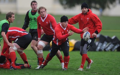 24.06.10 - Wales Rugby Training - Paul James during training. 