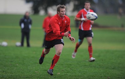 24.06.10 - Wales Rugby Training - Dan Biggar during training. 