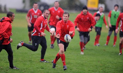 24.06.10 - Wales Rugby Training - Dan Biggar during training. 