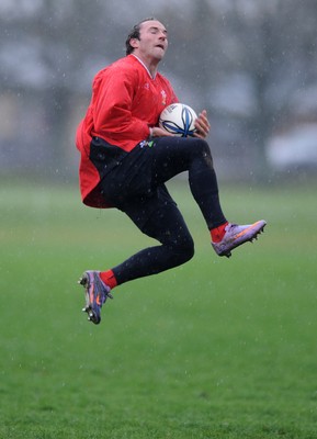 24.06.10 - Wales Rugby Training - Will Harries during training. 