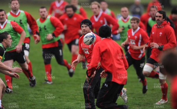24.06.10 - Wales Rugby Training - Lee Byrne during training. 