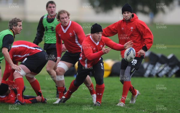 24.06.10 - Wales Rugby Training - Paul James during training. 
