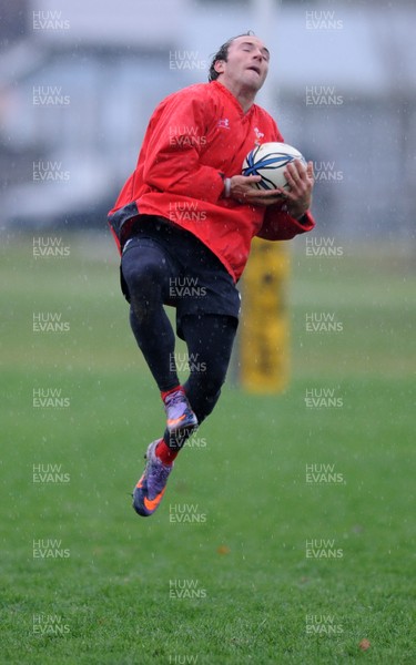 24.06.10 - Wales Rugby Training - Will Harries during training. 