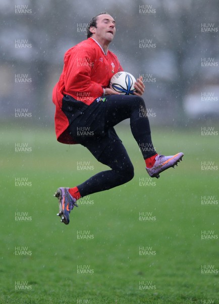 24.06.10 - Wales Rugby Training - Will Harries during training. 