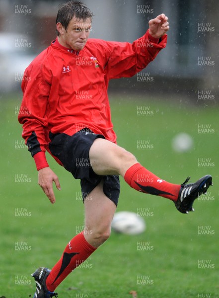 24.06.10 - Wales Rugby Training - Dan Biggar during training. 