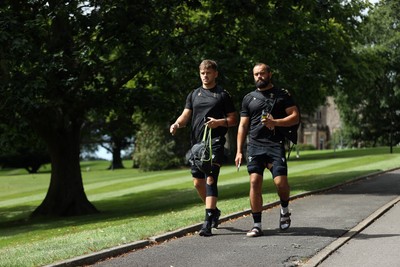 230625 - Wales Rugby Training - Alex Mann and Josh Macleod during training