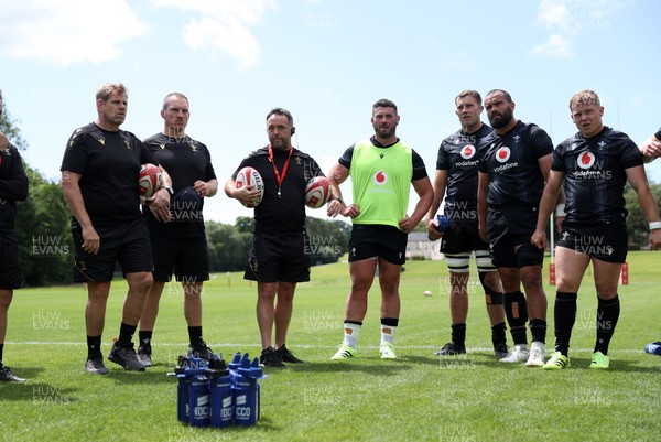 230625 - Wales Rugby Training - Matt Sherratt, Head Coach during training