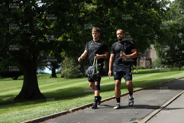 230625 - Wales Rugby Training - Alex Mann and Josh Macleod during training