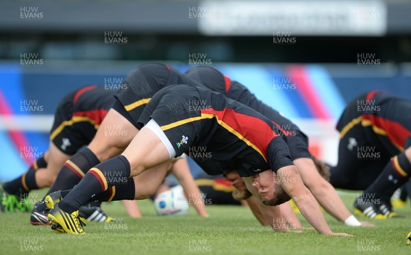 240915 - Wales Rugby World Cup Training -Scott Williams during training